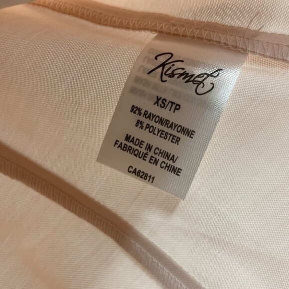 Kismet Pastel Pink Utility rayon soft Jacket xs - Picture 5 of 16